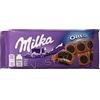 Milka x 2 Barrette di cioccolato MILKA Collezione Gusti Varietà (Oreo Sandwich - 92g)