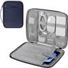 MoKo Custodia Morbida con Maniglia per Tablet da 9-11 Pollice, per iPad Pro 11 M4 2024/11 pollici iPad Air M2 2024/iPad 10a 10,9 2024/iPad Air 5/4 10,9, Galaxy Tab S9/S8/S7/A9+/A8/A7, Indaco