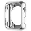 HANKN Cover per Apple Watch Series 9 8 7 41mm /Serie 6 5 4 SE 40mm Custodia, TPU Morbido Placcato Cover Protettiva Iwatch [Nessuna Proteggi Schermo] - Argento