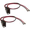 tomzz Audio 7134-001 Adattatore per altoparlanti (set di 2) a DIN compatibile con Mercedes BMW Smart Porsche MINI VW