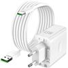 ASKUBSKU 45W Caricatore e 1,8Metro Cavo per Realme 14 Pro Lite 14T 13 Pro 12, SUPERVOOC Adattatore di Ricarica Rapida e Tipo C Cavo Spina da 45 Watt per Realme C71 C75 C75x C63 C65 Narzo 70 Pad OPPO A60 A80