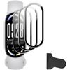Fitudoos [3 pezzi Pellicola Protettiva Morbida compatibile con Xiaomi Smart Band 10,[antigraffio], [applicazione facile], [Durezza 9H] [Non vetro temperato] [Anti-Graffio].