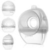 LIONELO MILKY 2 in 1 raccogli latte materno e pompa per latte in silicone, raccogli latte manuale, senza BPA, pressione negativa, 60 ml, facile da pulire, discreto, comodo