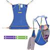 EZ Assistive Imbracatura universale per sollevamento paziente, per il posizionamento del letto e il bagno, imbracatura di trasferimento per anziani, allettata (blu, M)