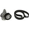 GATES Kit Cinghie Poly-V K026PK1028 Gomma Compatibilità con VW Golf 7 Hatchback 5G1, BQ1, BE1, BE2 T-Roc A11 Golf 8 Hatchback CD1, AUDI A3 Sportback 8VA, 8VF Q3 8UB, 8UG
