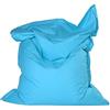 SXBCyan Retangular Piscina Galleggiante Pouf Pouf Copertura No Filler Impermeabile Spiaggia Cuscino sac Salon Divano Letto Chaise Lounge (Color : Sky Blue, Size : 140x180cm-cover)
