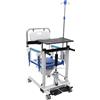Akuoyiexemye Sollevatore idraulico paziente, 35-65 cm, altezza regolabile, leva del cambio con piano da pranzo e supporto per infusione, sedia multifunzione per la doccia, per pazienti anziani