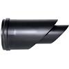 MBM Canna fumaria tubo coassiale Terminale orizzontale nero D. 80/125 CE in acciaio 316 per stufa pellet Made in Italy UNI 1856/2