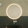 Parama Specchio led Ø 90 cm touch screen luce calda/fredda | Beam