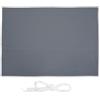 Relaxdays Tenda da Sole per Esterni Rettangolare, Idrorepellente, Anti UV, Terrazza e Giardino, 3,5 x 4,5 m, Grigio