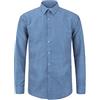 YOUTHUP Uomo Camicia a Quadri Maniche Lunghe Stile Ufficio Elegante Casual, Blu A, XL