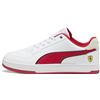 PUMA Sneakers Scuderia Ferrari Caven 2.0 unisex, Scarpe, Bianco/Rosso Corsa, 44