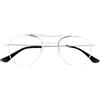 Industrie Ottiche Italiane Srl Occhiale Da Lettura Premontato Corpootto Metal Argento +3,50 Diottrie