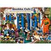 QUOKKA Puzzle 1000 Pezzi per Adulti e Bambini Più Grandi - Puzzle Animali al Caffè Divertenti per Uomo e Donna - Attività con Animali per Bambini dai 8 ai 12 anni - Giocattolo Colorato per la Famiglia