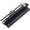 ying Chiudiporta Automatico Molla per Porta Chiudiporta Regolabile Leggero in Acciaio Inossidabile per Interno Esterno Porte in Legno, Porte in Lega di Alluminio (nero)