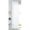 Gardinenbox 85600N - Set di 1 tenda a pannello, in microfibra, divisorio, 245 x 60 cm (altezza x larghezza), colore bianco opaco, asta di contrappeso, asta di contrappeso, 85600N