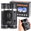Kiuiom Ottico Zoom Binocolo ad Alte Prestazioni,Binocolo Professionale Compatto,Luminoso e Chiaro Gamma di Vista per Bird Watching, Escursionismo,Campeggio Caccia,Viaggio,Sportivi,Concerti