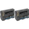 mtb more energy 2x Batteria EN-EL3e Compatibile con Nikon D50, D70s, D80, D90, D200, D300, D300S, D700