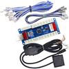 SJ@JX Arcade Controller Zero Delay Encoder PCB Board Arcade DIY Kit Joystick Button 5V Power for PC Raspberry Pi Android PS2 PS3