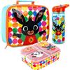 Stor Bing, set per il pranzo per bambini, con borsa termica per il pranzo, contenitore multiscomparto e bottiglia d'acqua da 580 ml, per scuola, viaggi, senza BPA