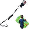 Byeaon Corda di sicurezza per tavola da surf, cinghia di ricambio per tavola da surf, guinzaglio da polso per bodyboard, 122/5/5 cm, design leggero e confortevole, per bambini, adolescenti e adulti
