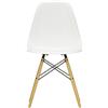 Vitra - Sedia Eames Plastic Side Chair - Bianco - Acero massiccio - Designer Charles & Ray Eames
