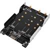 SilverStone SST-SDP12-3.5 Zoll für 2x M.2 SATA und 1x M.2 NVMe SSD Mounting Adapter Bracket