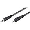 PremiumCord Cavo Adattatore Jack, Lunghezza 2 m, da Spina Jack 3,5 mm a Spina Jack 2,5 mm, Cavo Adattatore Audio per Cuffie Aux, Schermato, Colore Nero
