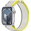 CHANRASI Cinturino Compatibile con Cinturino Apple Watch 41mm/40 mm/38 mm,Cinturini Loop Sportivi in Nylon per Ultra2/Ultra Series SE 9 8 7 6 5 4 3 2 1(Gelb/Beige).