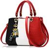 NICOLE & DORIS Moda Borsa a mano Donne Borse a Spalla Borsa a tracolla Borsa Tote Messenger borsa con Grande Capacità in PU Pelle Vino rosso 2