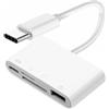 chenyang Adattatore 4 in 1 da USB C a USB 2.0 TF Micro SD SDXC SDHC Lettore di Schede 480Mbps Compatibile con PD 27W per Laptop Tablet Telefono