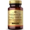 Solgar Vitamina D3 (colecalciferolo) 25 mcg (1000 UI) 90 compresse