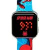 Spiderman Marvel Spider-Man - Orologio da polso digitale Led per bambini, Funzione data