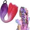 Cosiesnest Coda Capelli Extension 9 Ciocche Coda Finta Capelli 26 Inch Ciocche Colorate per Capelli Bambina Elastici Capelli Bambina Extension Capelli Accessori Capelli per Ragazze e Donne