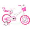 Dino Bikes per Hello Kitty Bicicletta per bambine da 14 pollici
