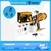 DEKO Pistola a spruzzo DEKO HVLP con luce a LED e 3 ugelli 1200ml spruzzatore di vernice elettrico ad alta potenza di grande capacità per la casa fai da te - DKSG60K1-GS