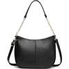 NICOLE & DORIS Borsa Donna Tracolla Borse Spalla Elegante Borse a Mano in Pelle PU Moda Borsa Messenger Borsetta Crossbody Borse Satchel Nero