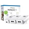 Devolo Magic 1 WiFi 2-1-3 Adattatore CPL ultra-puissant fino a 1200 Mbits/S, con presa di corrente integrata, (presa francese)