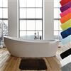 MSV Tappetino da Bagno in Microfibra 50X70cm Cioccolato