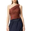 PINKO TOP CORMORANO - 105048A2F1 - marrone
