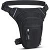 AIRCBC Marsupio da Gamba Moto, Borsa Cosciale con Striscia Riflettente e Cintura Regolabile per Uomo Donna, Borsello Sportivo per Ciclismo Viaggio Campeggio Pesca