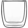 Bormioli Luigi 24 cl - Thermic Glass Michelangelo Bicchiere Cappuccino in Vetro Borosilicato - Set 2 Pezzi
