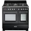 Delonghi MEM 965T NN Cucina Gas 5 Fornelli con 2 Forni Elettrici da 90 cm Nero