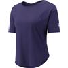 Nike Maglia Running Manica Corta Air Viola Bianco Uomo M