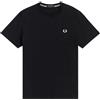 Fred Perry T-Shirt Logo Nero Bianco Uomo S