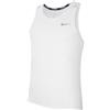 Nike Canotta Runnig Dri-Fit Miler Bianco Grigio Uomo XL