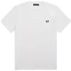 Fred Perry T-Shirt Girocollo Bianco Uomo S