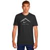 Nike T-Shirt Trail Running Df Trail Logo Nero Uomo L