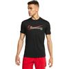 Nike T-Shirt Running Df Heritage Run Nero Uomo M