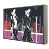 CCRETROILUMINADOS Quadro con cornice in legno laccato bianco illuminato con luce LED serie Pop Art modelli
